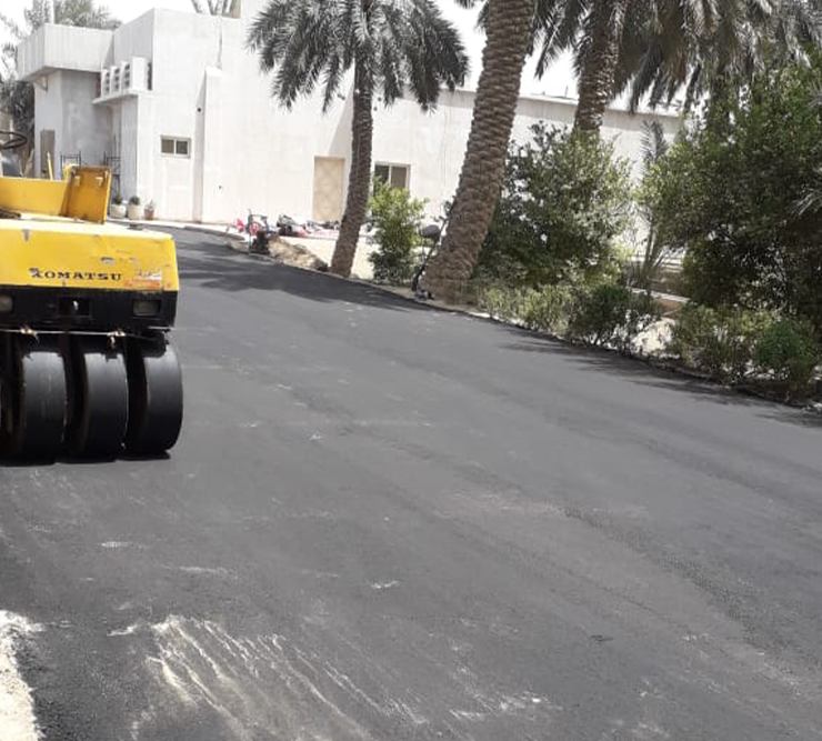 عمل مداخل ومخارج مزرعة الطريفي